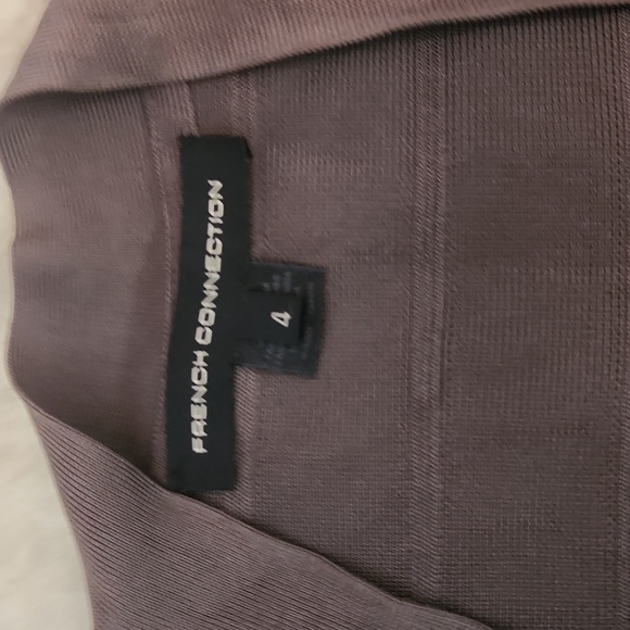 French Connection gray/green bodycon midi dress - Picture 5 of 9